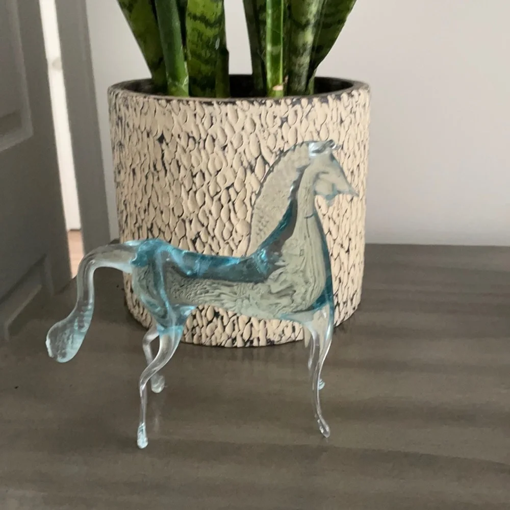 Glass horse from Russia
